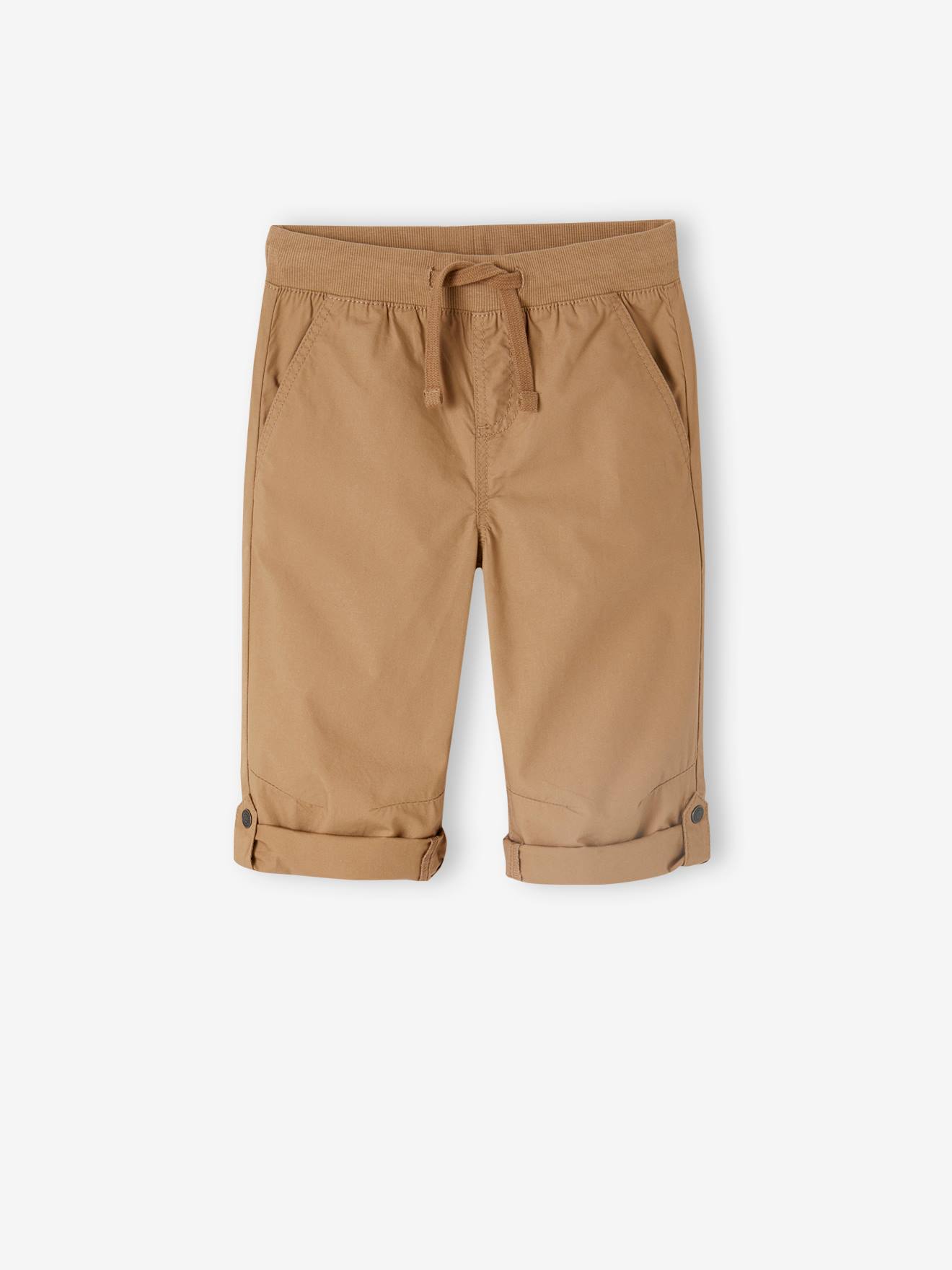 Vertbaudet Jungen 3/4-Shorts mit verstellbarer Länge - olivgrün