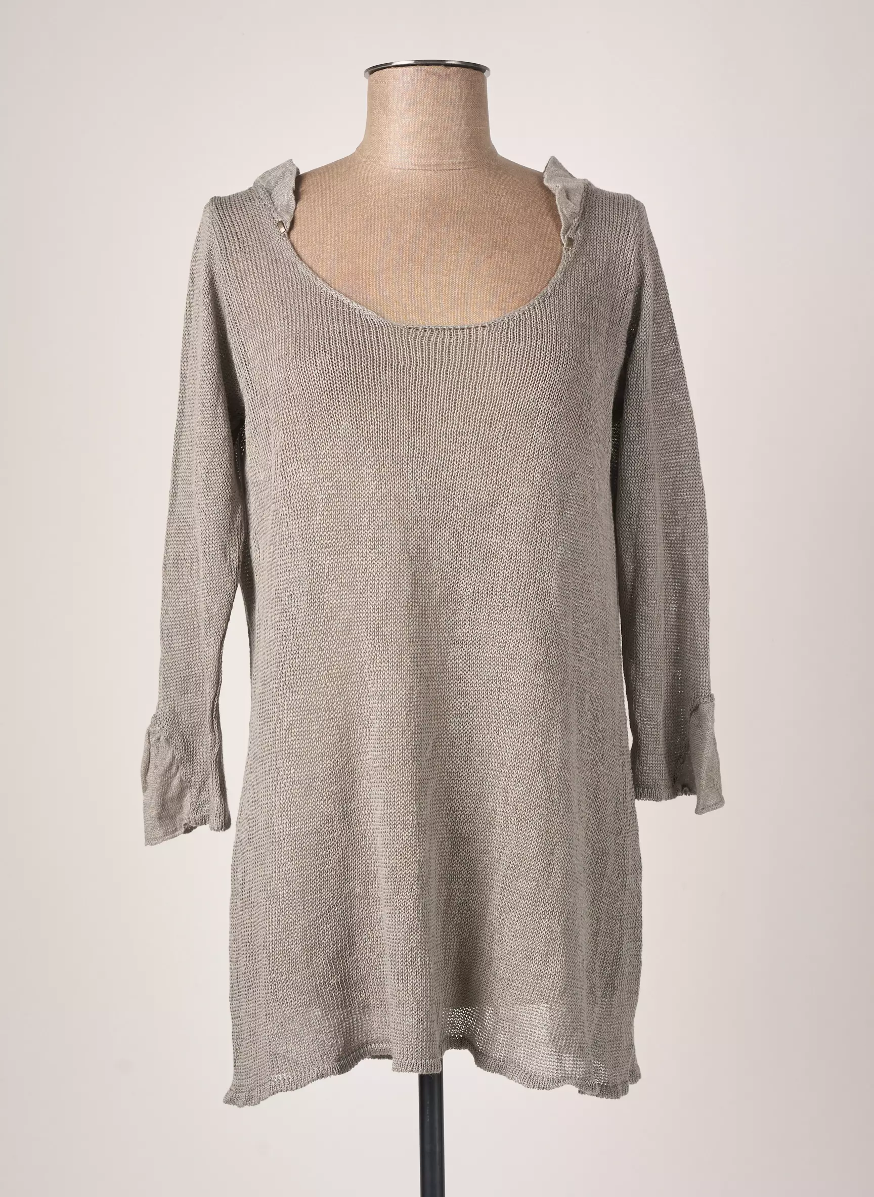Lunatisme Pull Tuniques Femme couleur gris