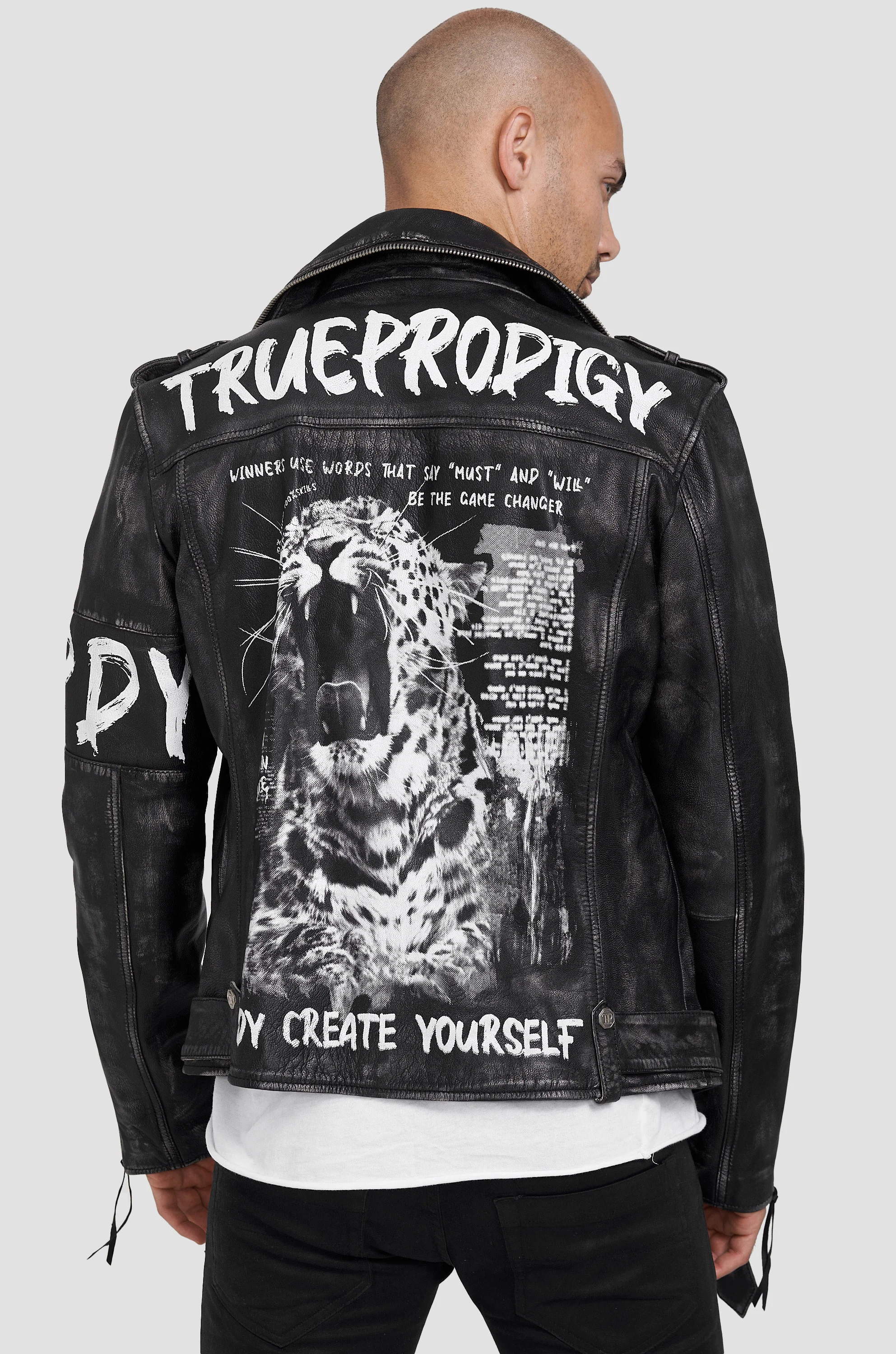 Trueprodigy RUSSELL - Chaqueta de cuero
