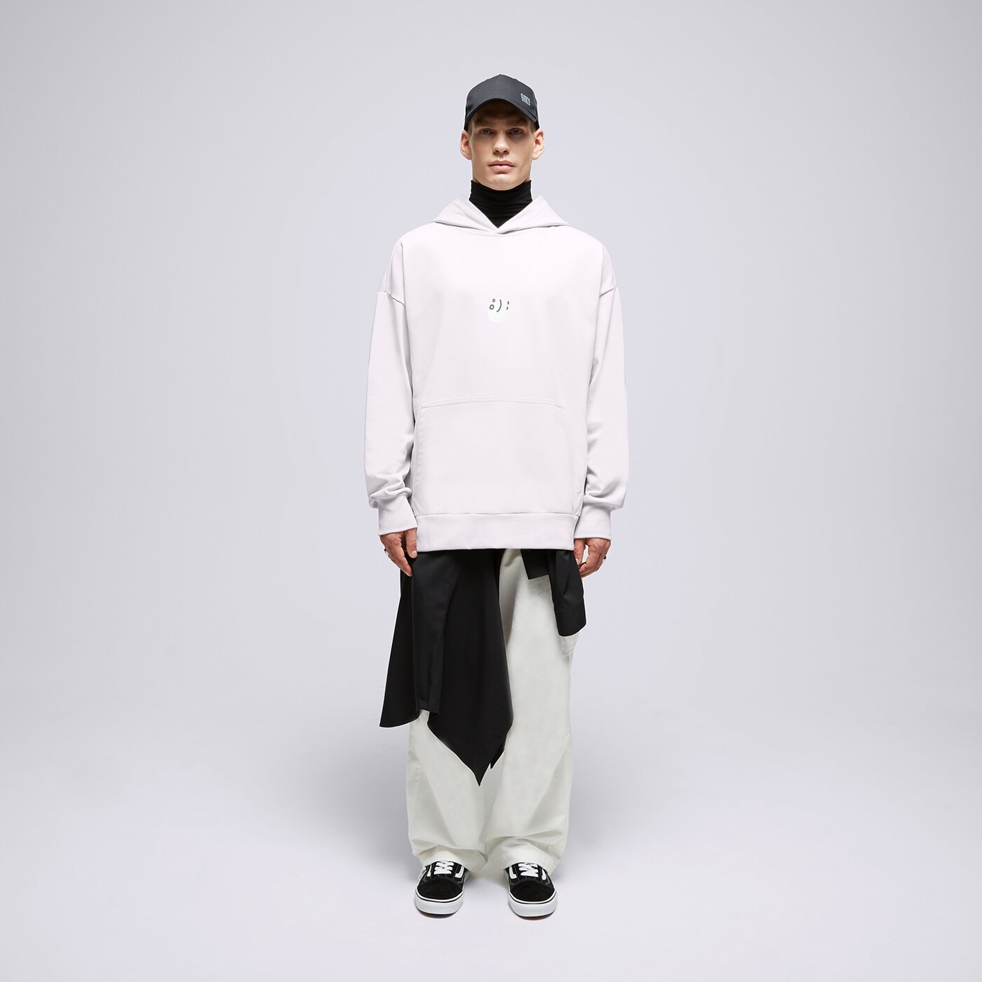 S.NOW JOB SIZEER HOODIE “I DECIDE” OFF WHITE Beige