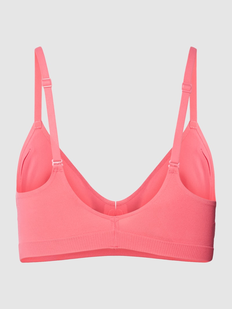 Bralette mit Label-Detail in pink