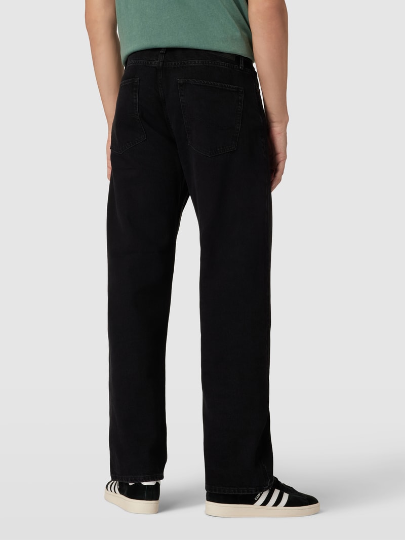 Jeans mit 5-Pocket-Design Modell 'ALEX' in schwarz
