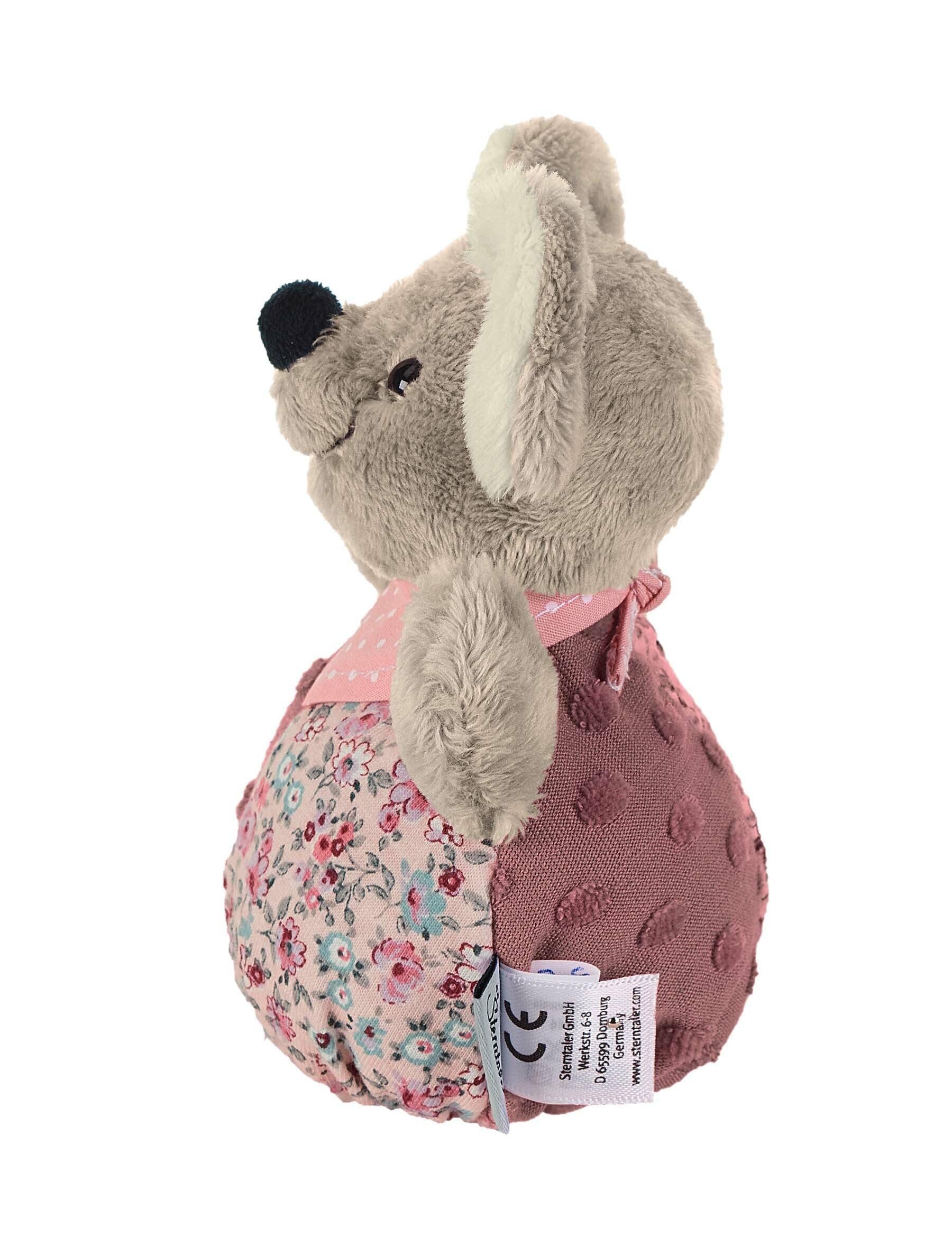 Knuddelsäckchen Maus Mabel in Rosa, 14 cm