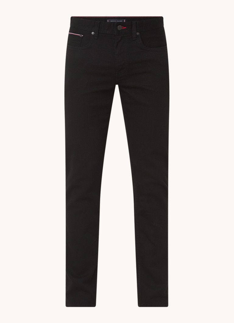 Calça jeans Tommy Hilfiger Core slim fit com lavagem colorida e bolsos laterais.