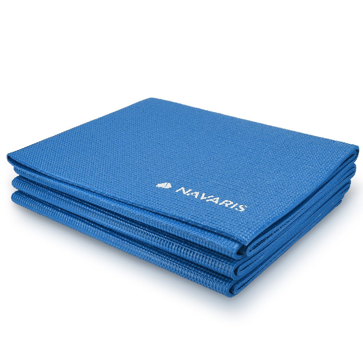 Navaris Yogamatte, klappbare Fitnessmatte - 4mm Sportmatte Fitness Pilates Sport Gymnastikmatte rutschfest - Reisematte faltbar