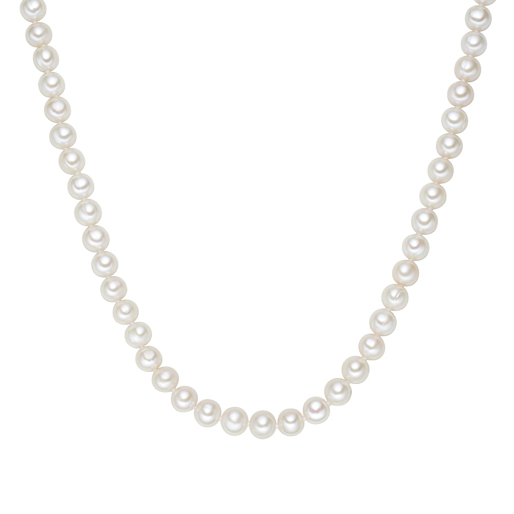 Valero Pearls Collier de perles Perle de culture d'eau douce Perle de culture d'eau douce en Bl collier