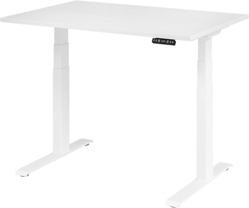 Hammerbacher Sitz-Steh-Arbeitsplatz XDKB12 1.200 x 800 x 1.290 mm Weiß