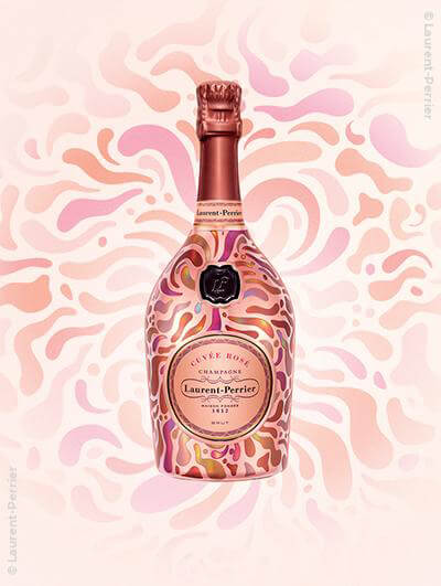 Laurent-Perrier : Cuvée Rosé Robe Pétales