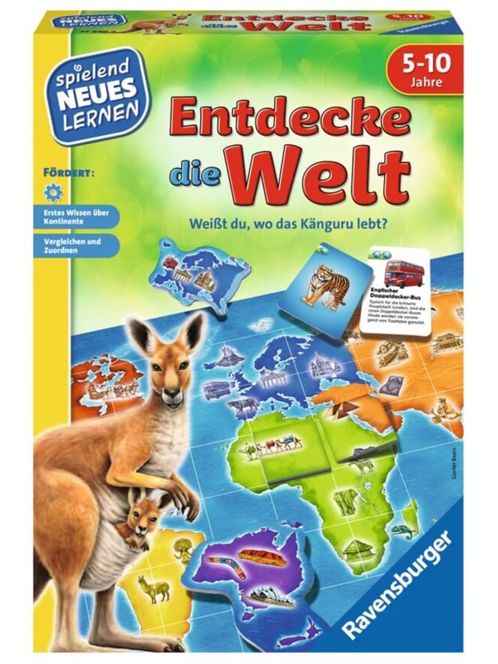 Ravensburger Brettspiel Entdecke die Welt, 5-10 Jahre günstig kaufen onesize