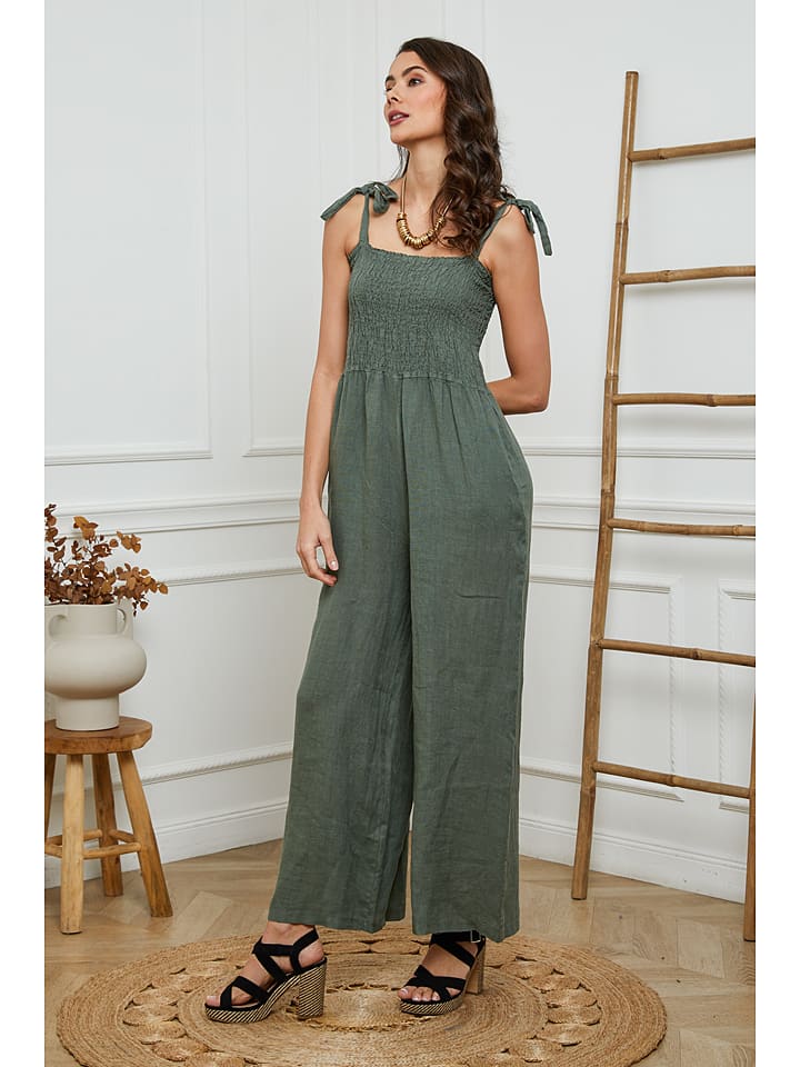 La Compagnie Du Lin Leinen-Jumpsuit 