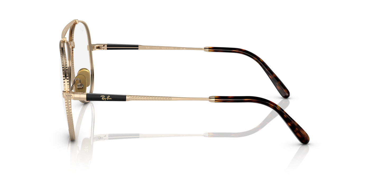 OPTICĂ AVIATOR II DIN TITAN - Auriu Strălucitor