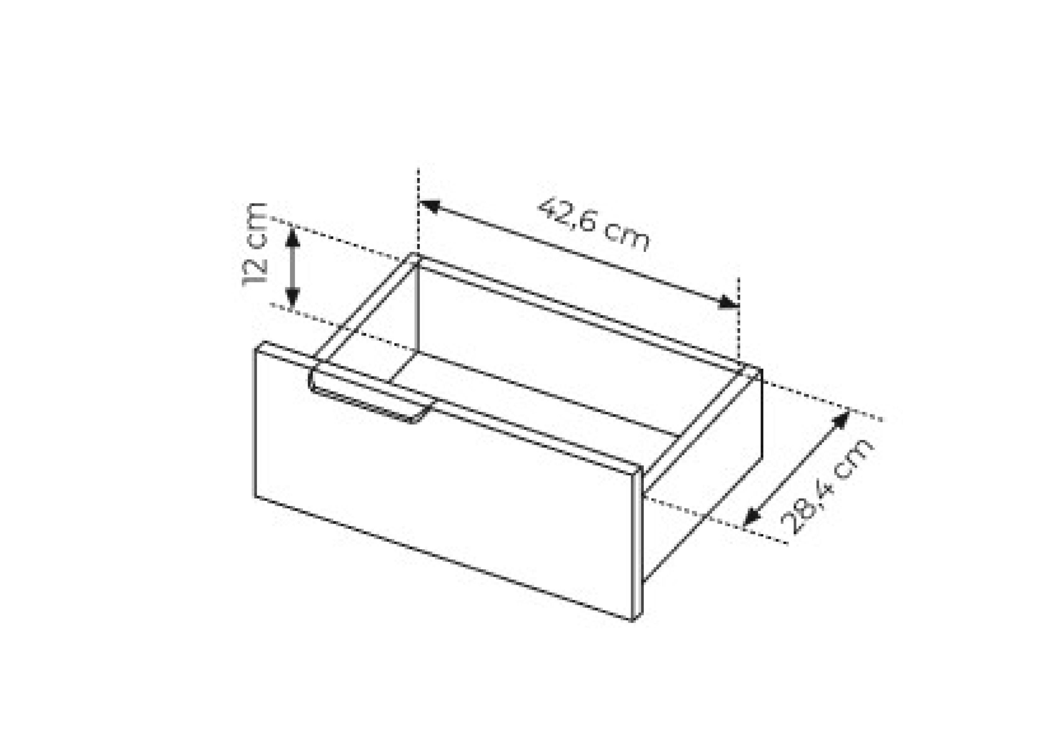 Furnix Highboard RAVIN 2D2S Sideboard mit Flügeltüren und Schubladen, B103,3 cm x H123,4 cm x T39,5 cm, 2 Farbvarianten