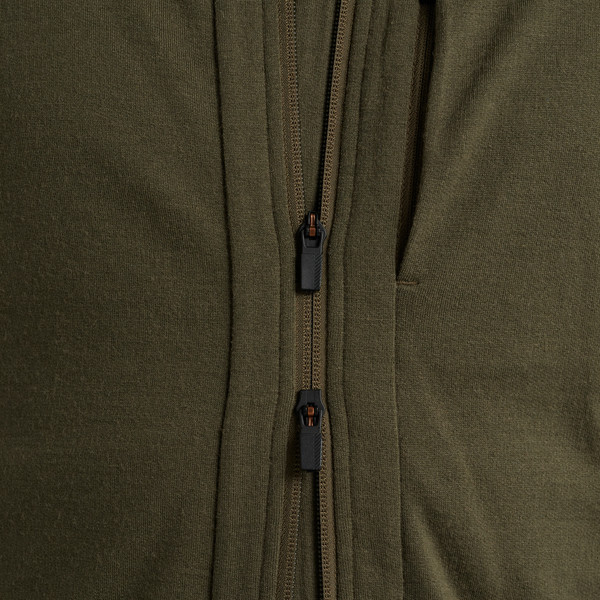 M QUANTUM III LS ZIP HOOD Herren - Wolljacke