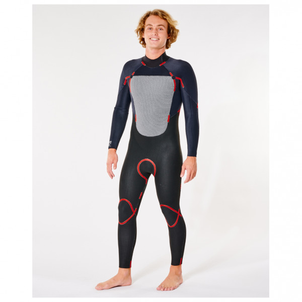 Rip Curl - Omega 3/2 GB Back Zip Steamer - Neoprenanzug