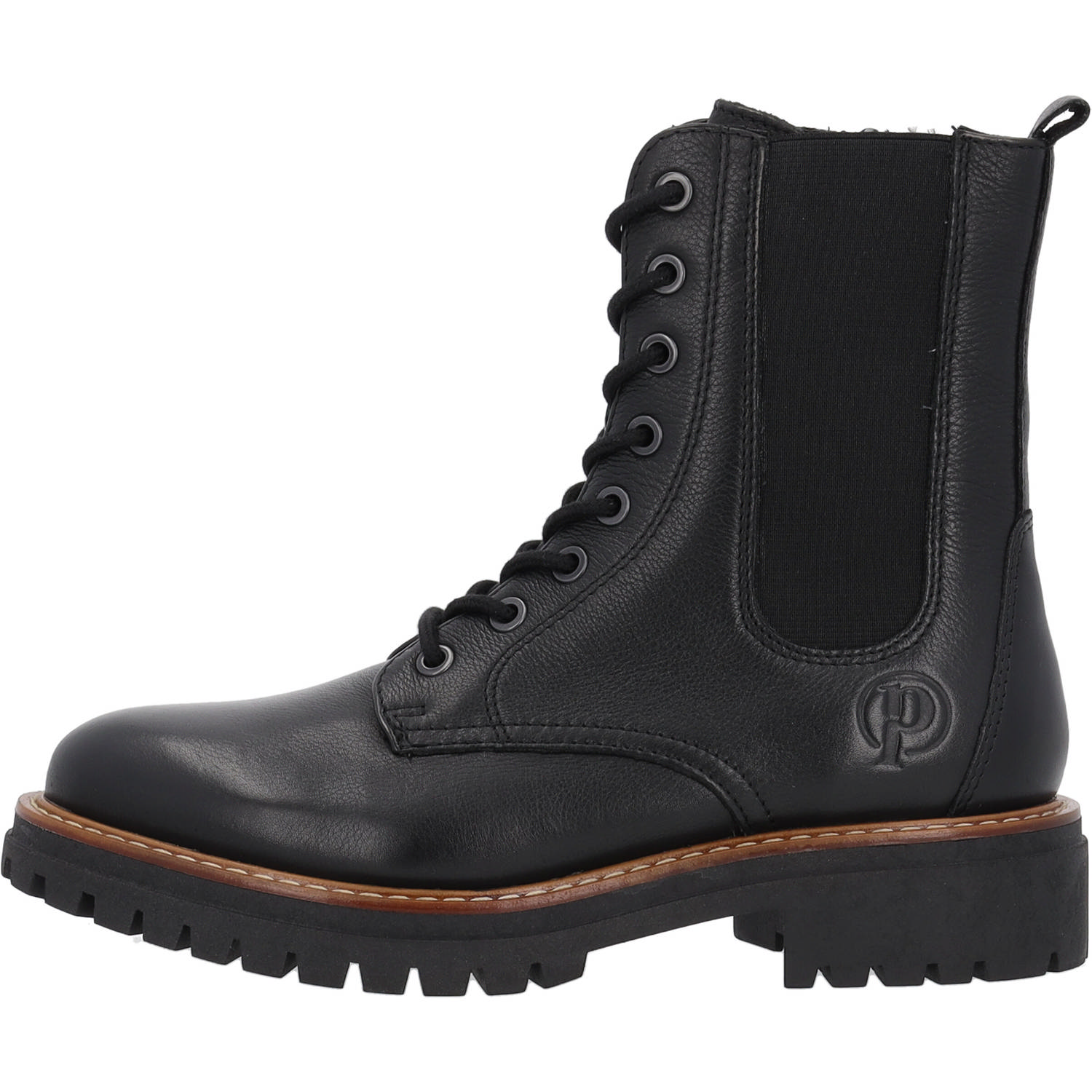Palado Unije, Schnürstiefeletten, Damen, Schwarz