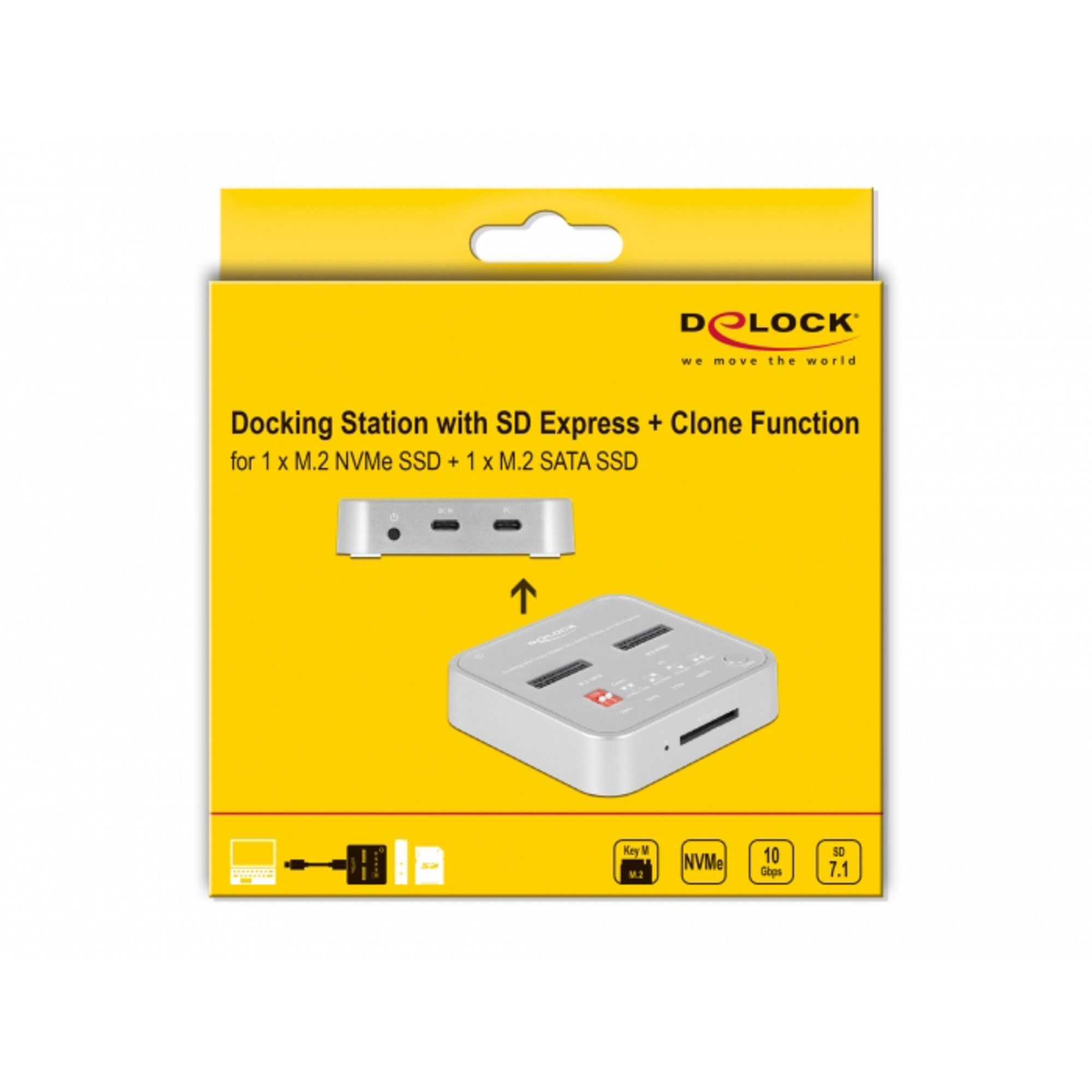 Delock Laptop-Dockingstation DeLOCK USB 3.0 Docking- und Klonstation M.2