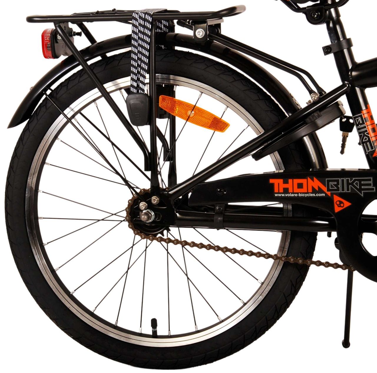 Volare Thombike Kinderfahrrad - Jungen - 20 Zoll - Schwarz Orange