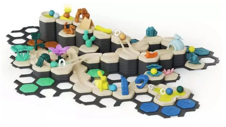 Ravensburger Beschäftigung - GraviTrax Junior Starter-Set XXL Planet