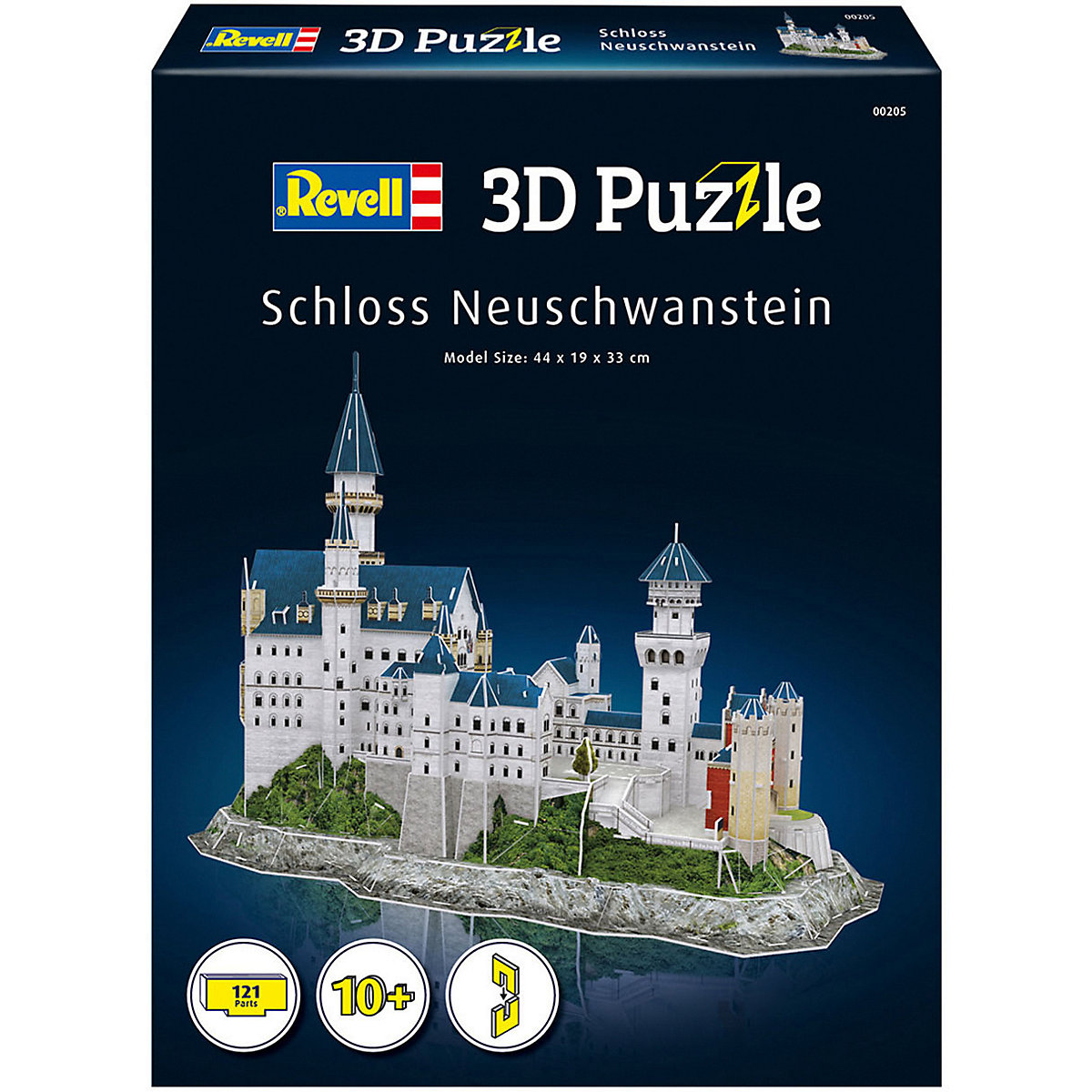 3D-Puzzle Schloss Neuschwanstein, 121 Teile, 44 cm