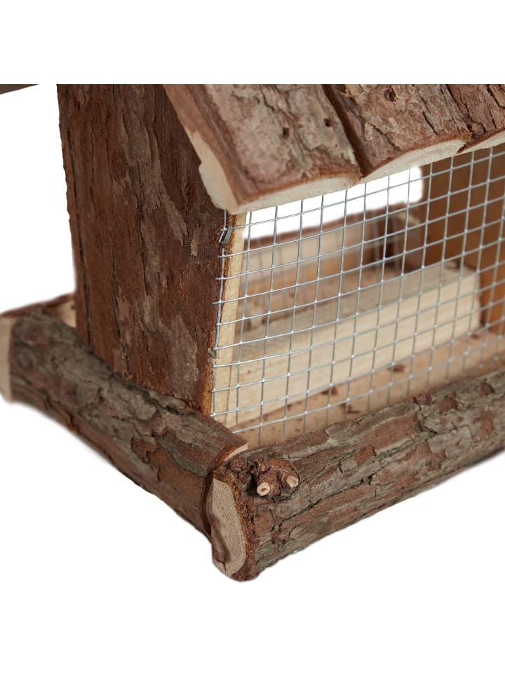 relaxdays Vogelfutterhaus in Natur günstig kaufen onesize