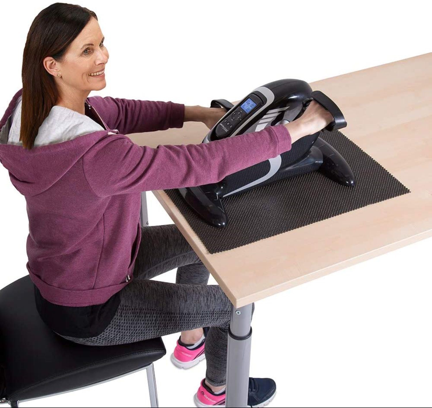 aktivshop Heimtrainer Mini 3.0 (Set, 2-tlg., mit Anti Rutschmatte), elektrisch