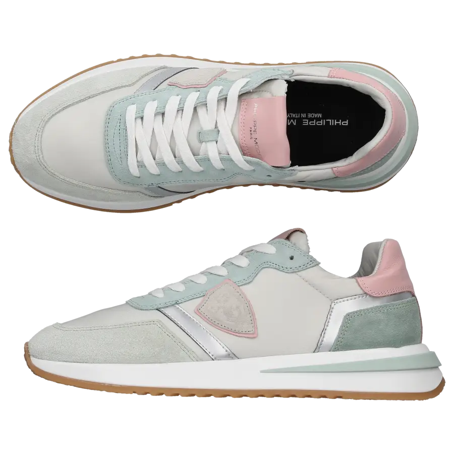 Philippe Model - Sneaker low TROPEZ 2.1 Veloursleder Textil - grün