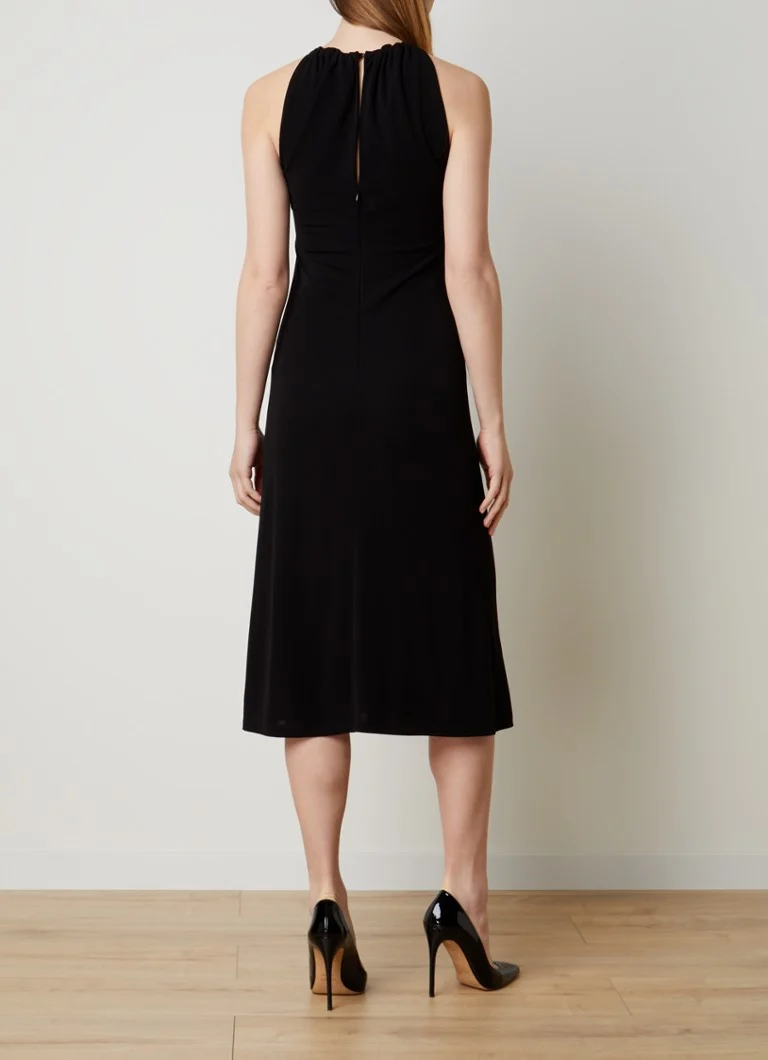Vestido midi de Givenchy con detalles de encaje