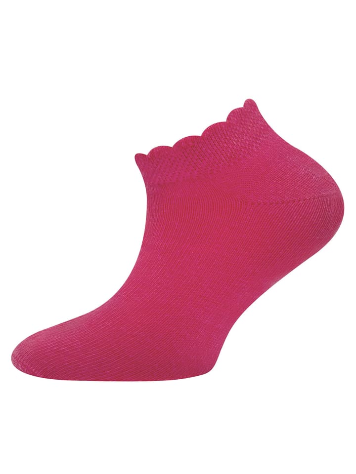 ewers 3er-Set Sneaker Socken 3er Pack Mäusezähnchenrand in pink/rosa/lupine günstig kaufen