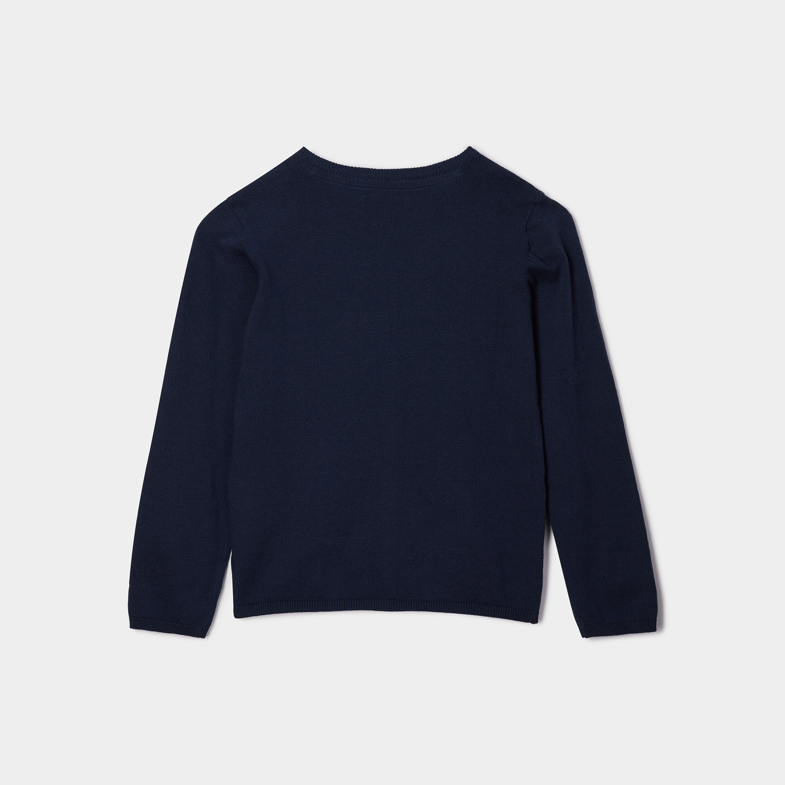 Gilet boutonné bleu marine fille | La Halle