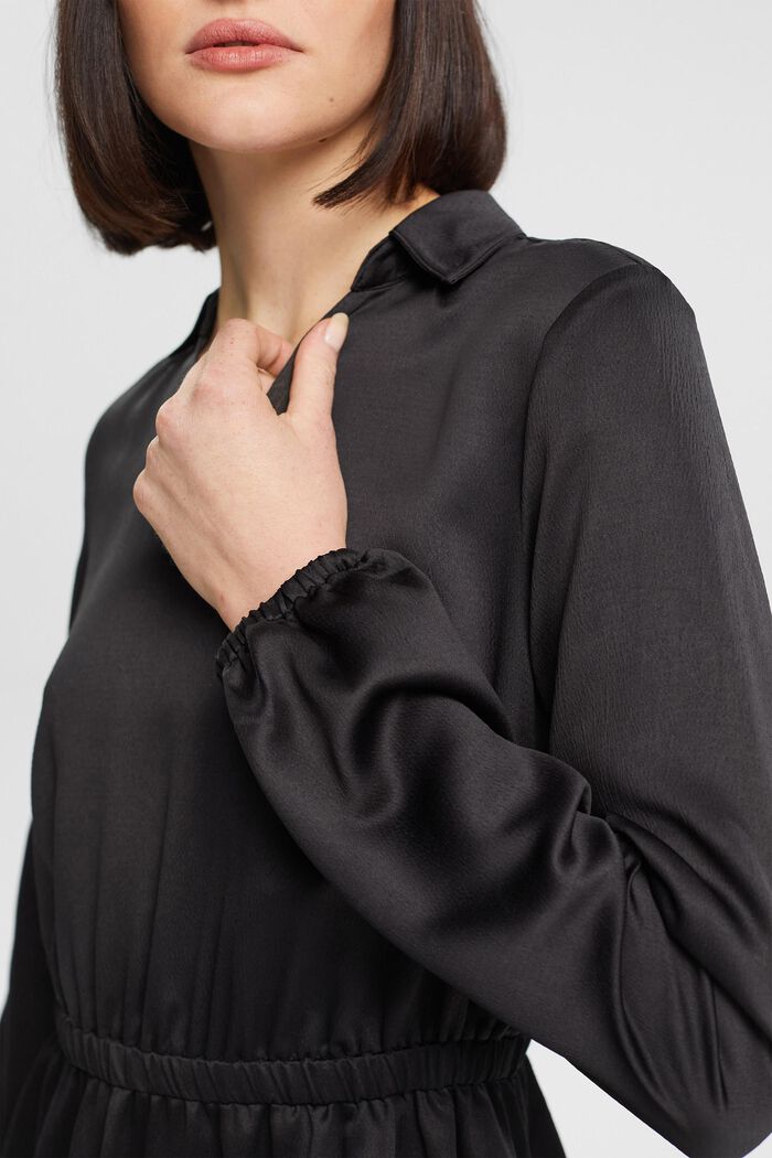 Minikleid mit Polokragen
