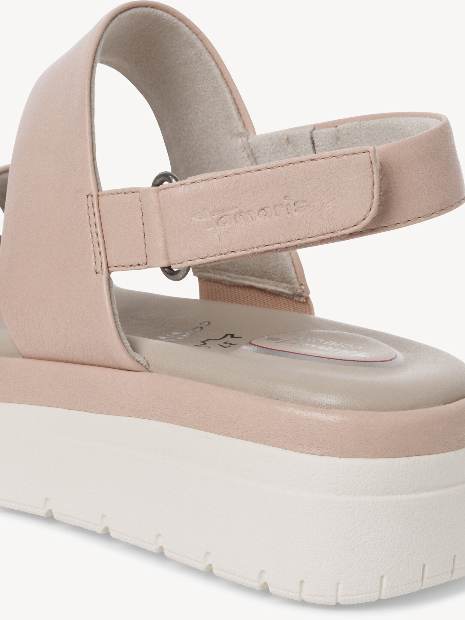 Sandale en cuir - rose