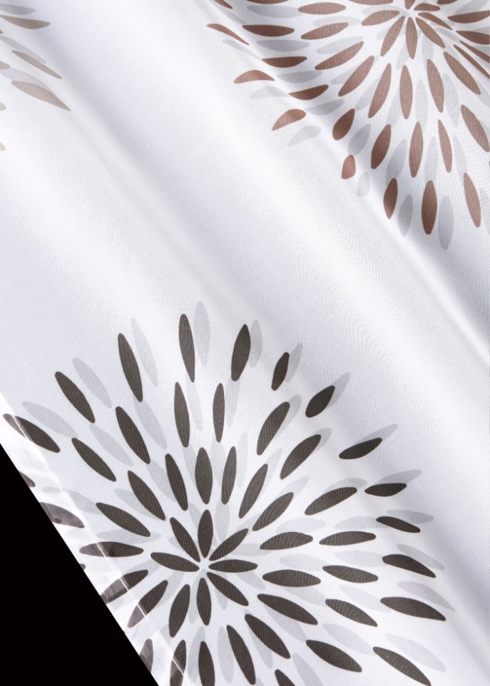 Gardine mit Kreise Druck(1er-Pack)