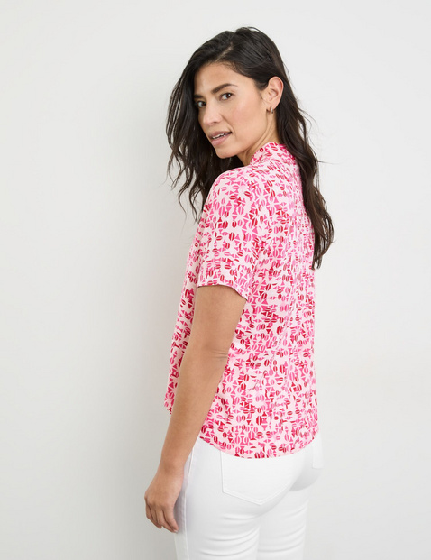 Gemustertes Blusenshirt