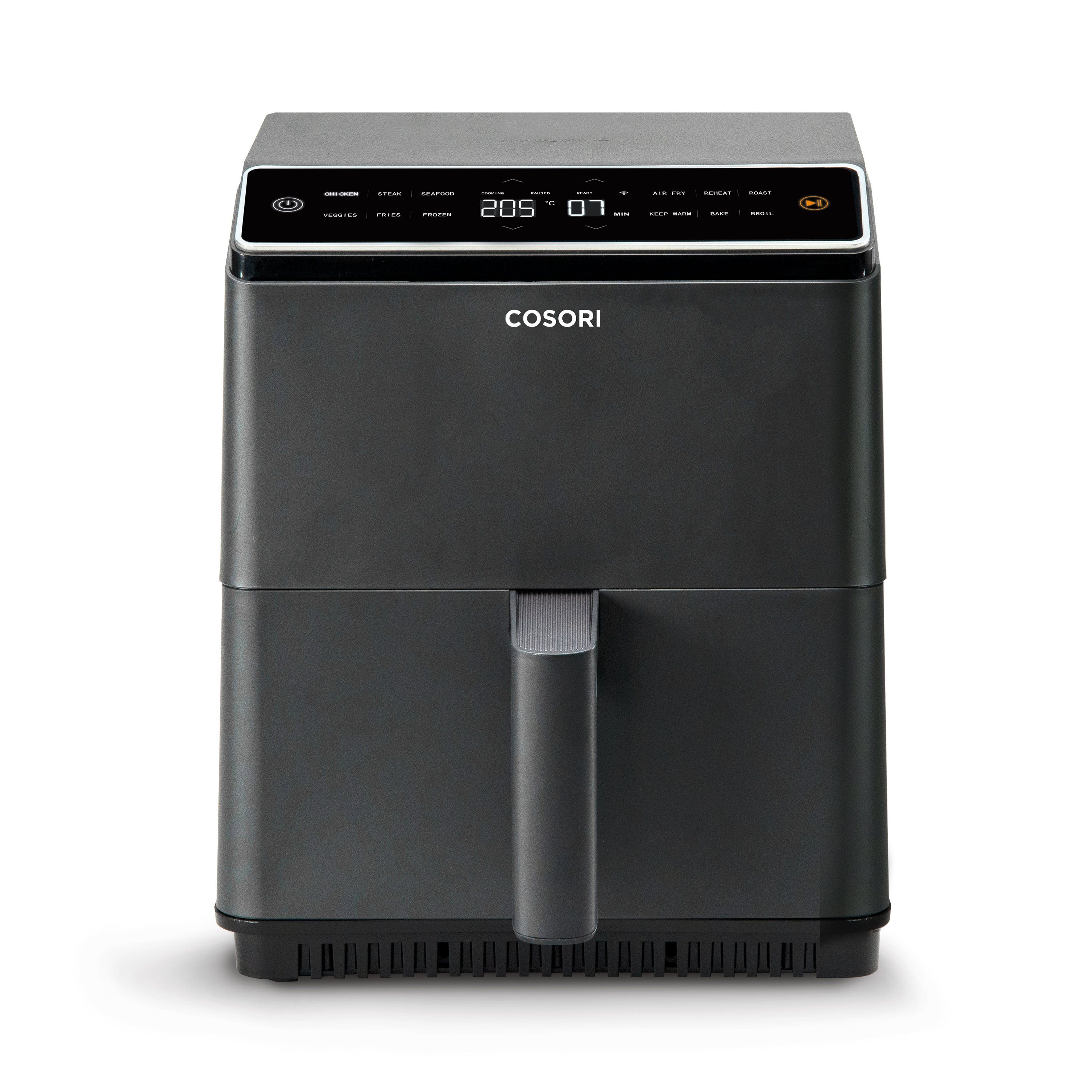 Cosori Heißluftfritteuse CAF-P583S DualBlaze, 1750,00 W, 6,4 Liter, 12 voreingestellte, anpassbare Funktionen