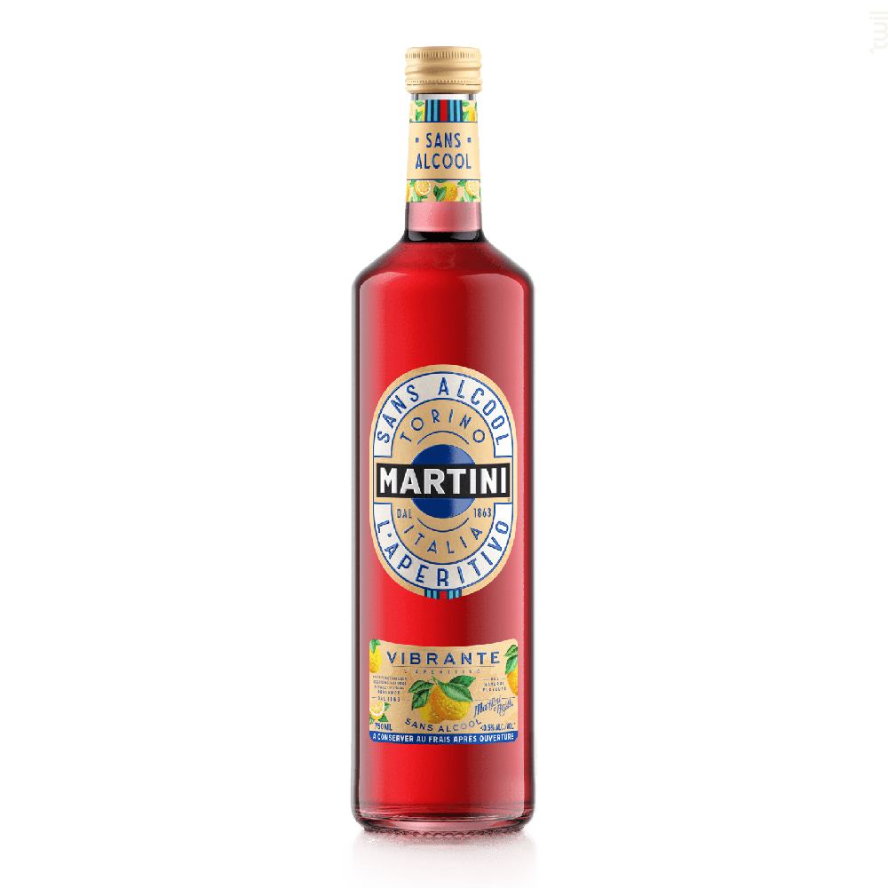 Apéritif À Base De Vin Martini Vibrante - Sans Alcool Martini