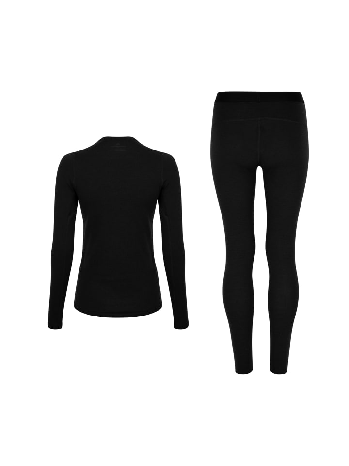 DANISH ENDURANCE Baselayer-Set Merino Baselayer in schwarz günstig kaufen