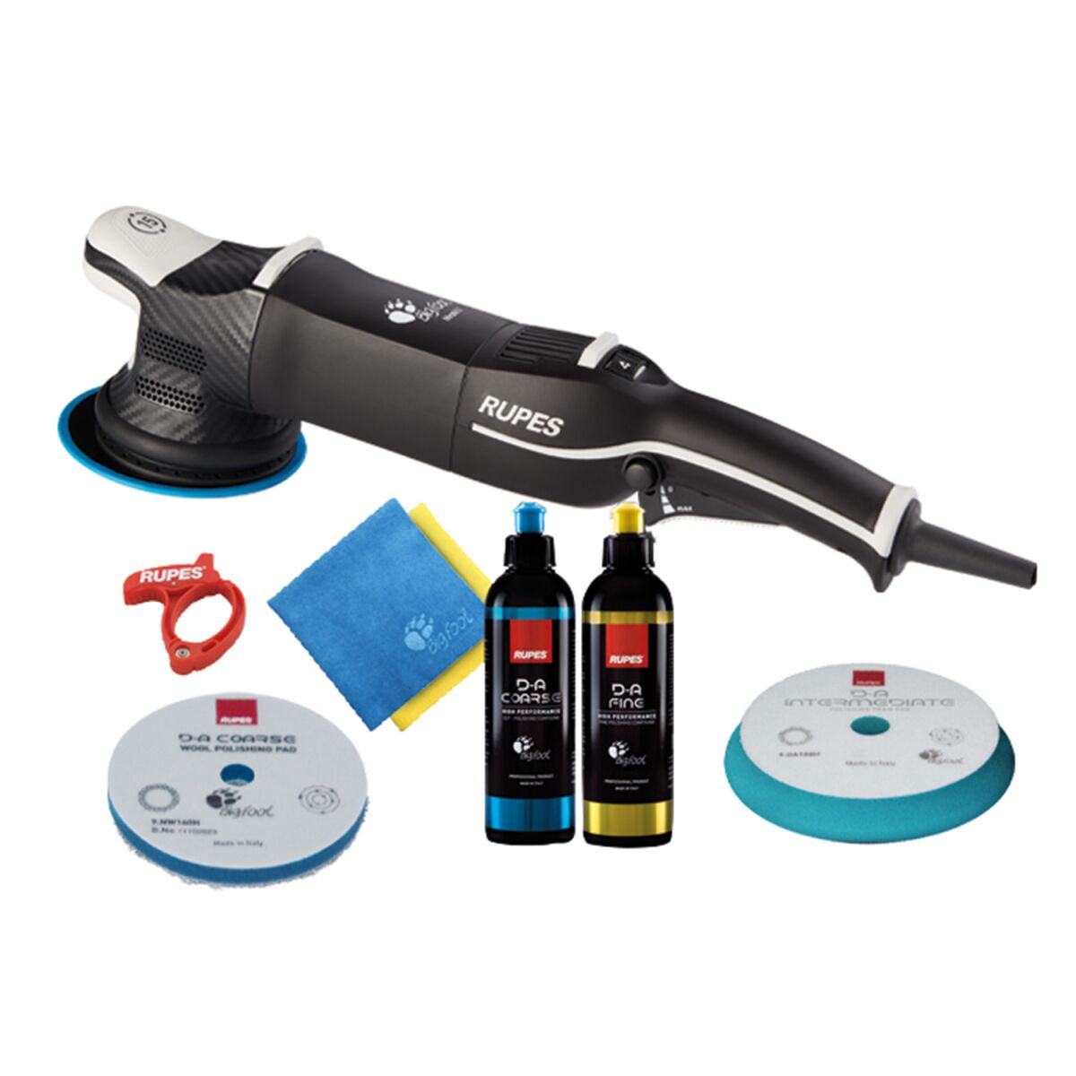 Rupes Big Foot LHR 15 Mark V Exzenterpoliermaschine BASIS-Kit 8-Teilig