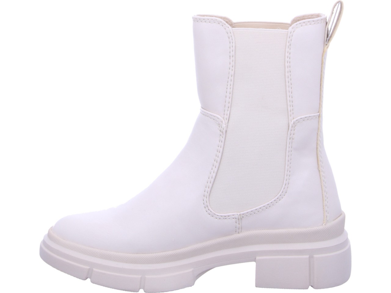 TAMARIS Schnür-Stiefeletten weiss