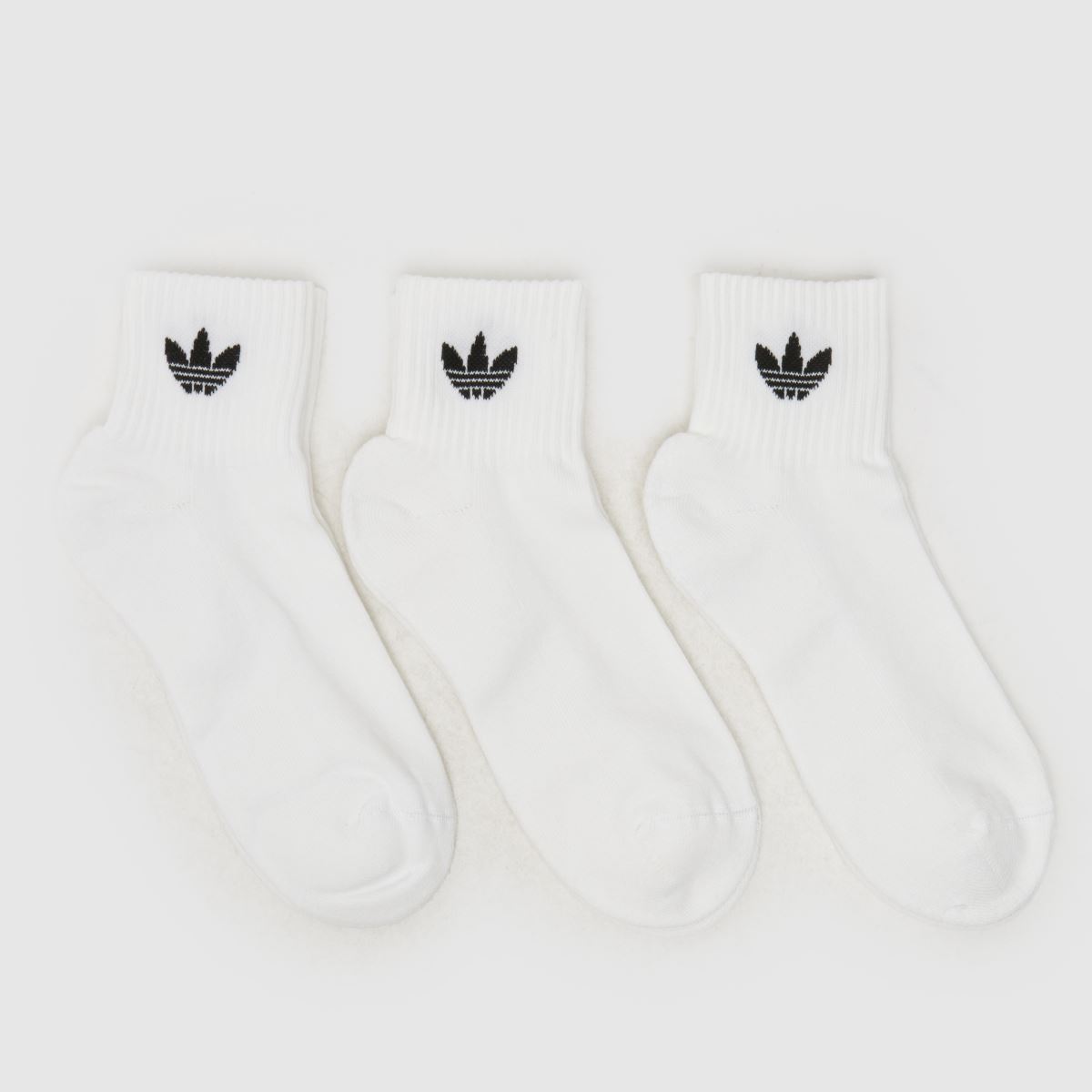 adidas fehér és fekete gyerek eredeti bokazokni 3 db-os csomag