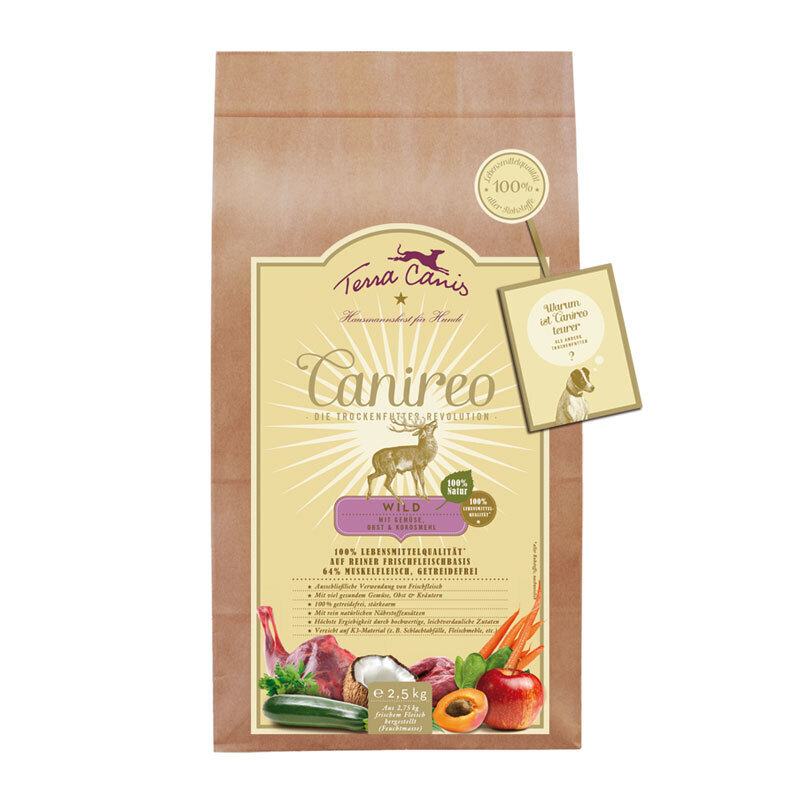 Terra Canis Hundetrockenfutter Terra Canis Canireo Adult Wild 2,5 kg