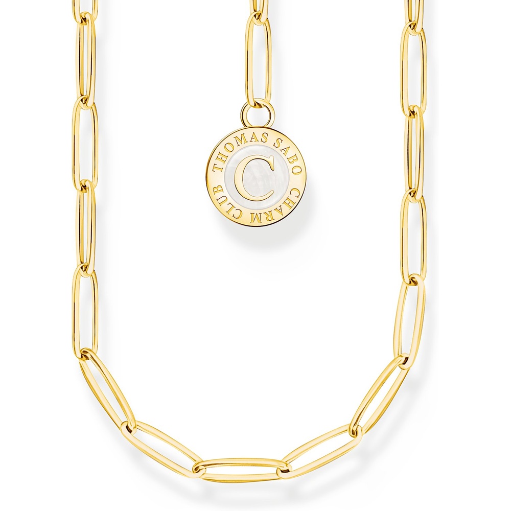 Thomas Sabo Chaînette 925 Argent, Émail or collier