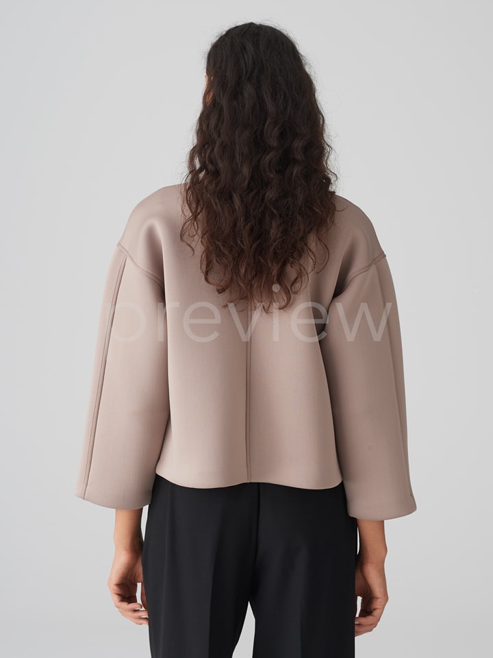 OPUS Sweatjacke in Taupe günstig kaufen