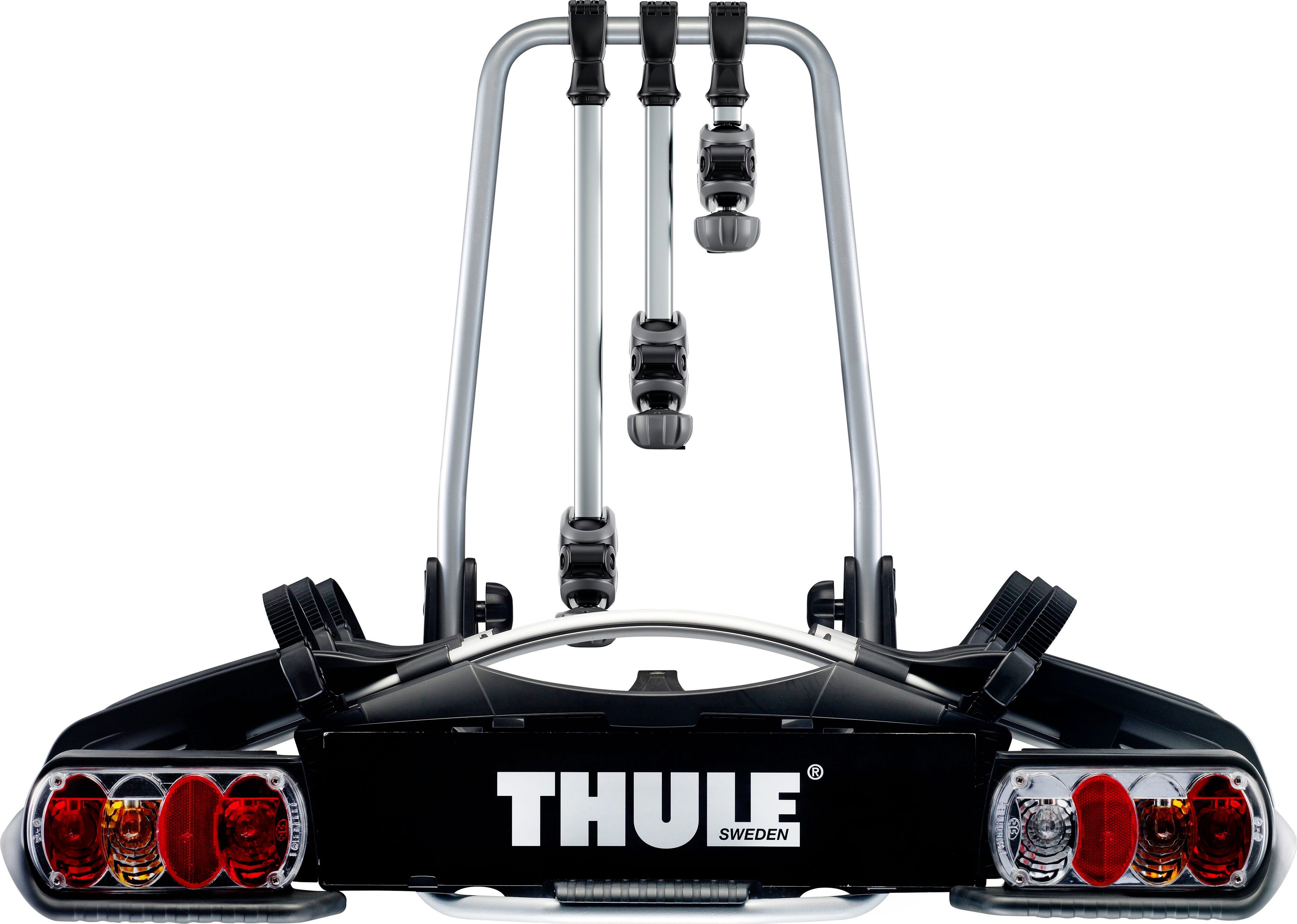Thule Kupplungsfahrradträger EuroWay G2 13 pin, für max. 3 Räder, zur Montage auf der Anhängekupplung