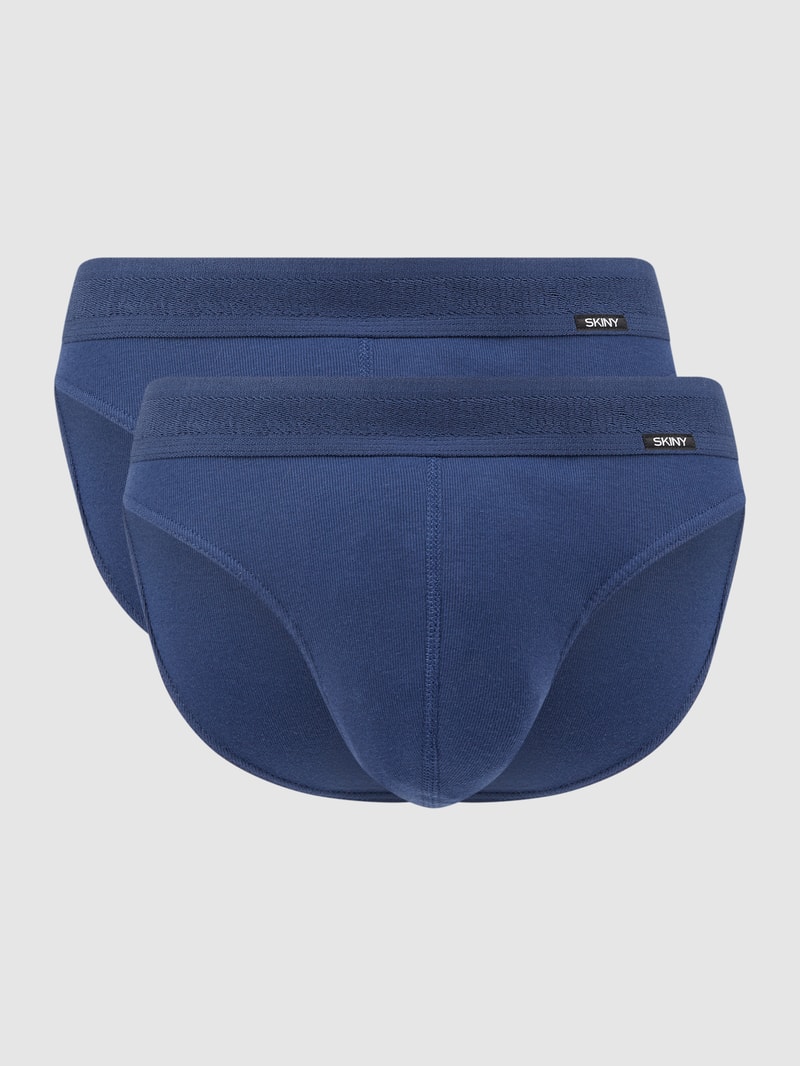 Slip mit elastischem Bund in marineblau
