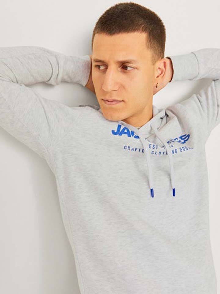 Jack & Jones Hoodie in Grau günstig kaufen
