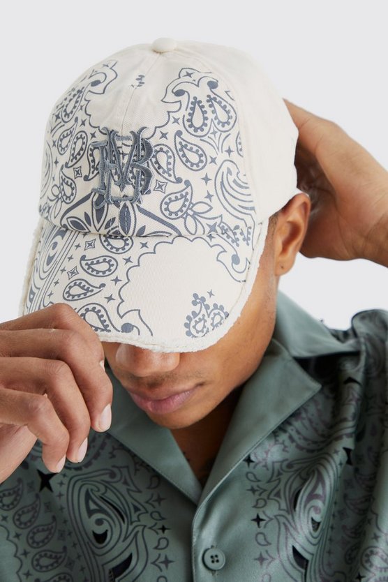 Kappe mit Bandana-Print