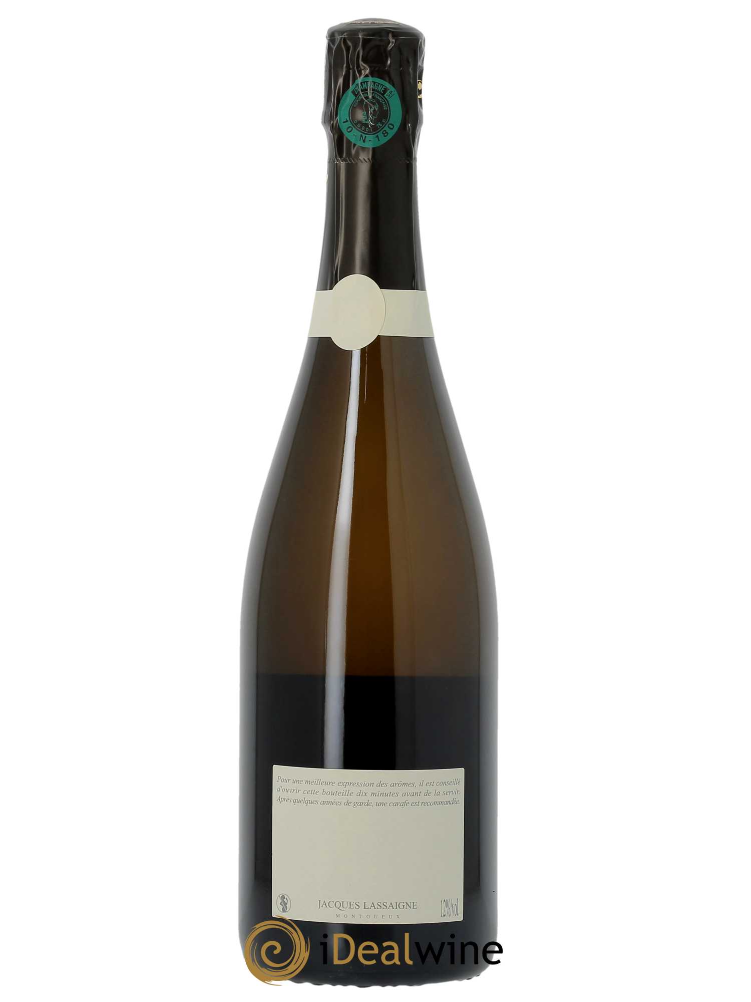 Demi-Sec Blanc de Blancs Jacques Lassaigne   - Lot de 1 Bouteille