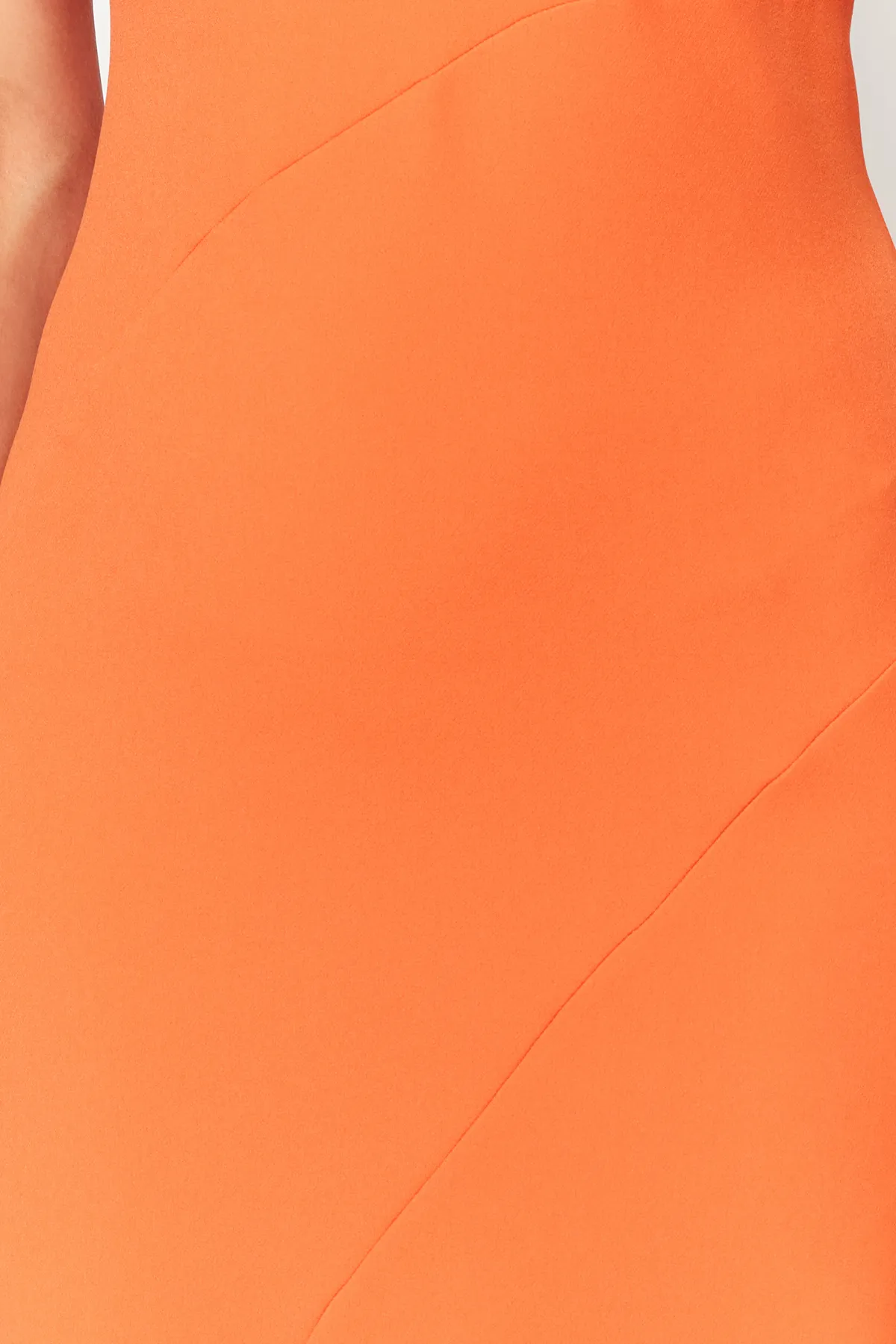 Trendyol Collection  Orangefarbenes Kleid mit Rückenbindung TPRSS24EL00077