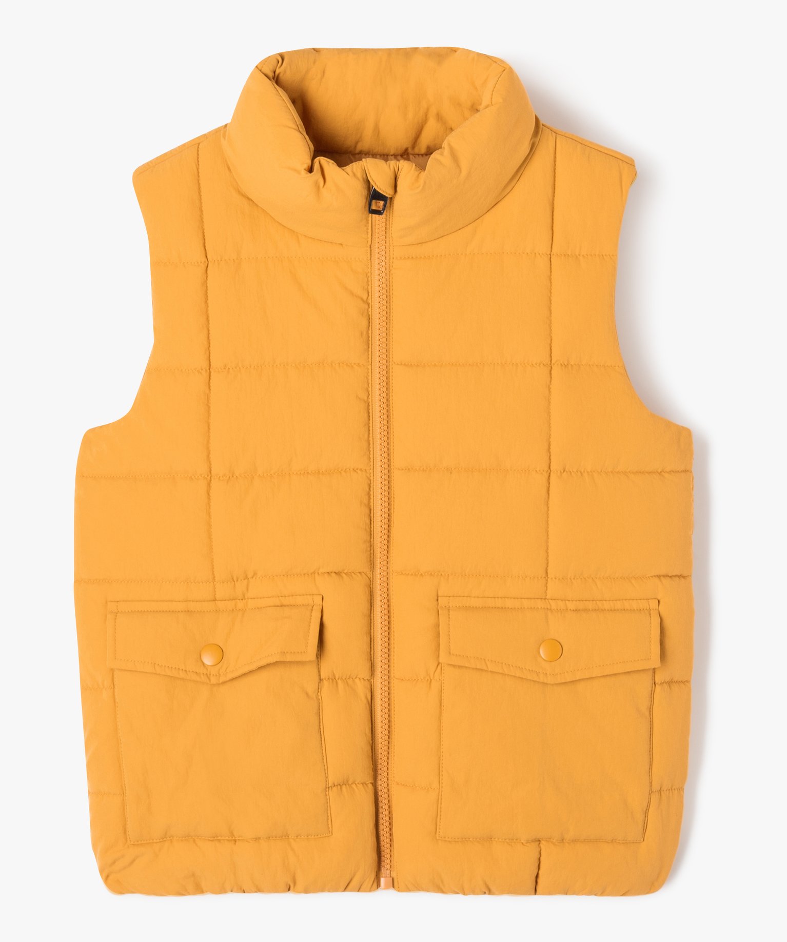 Blouson matelassé sans manches Garçon jaune | GEMO