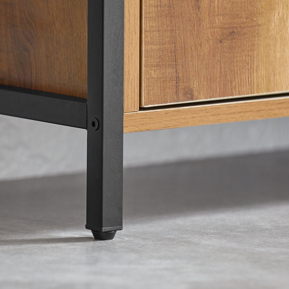 SoBuy Wäscheschrank BZR65 mit ausklappbarem Wäschesäcken Wäschesack Wäschetruhe